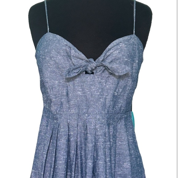 Madewell Chambray Dress Size 6 - Picture 4 of 8